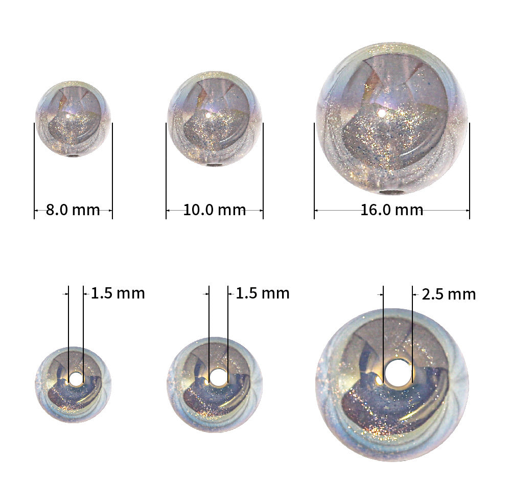 Round Beads - Time-Gilded Series