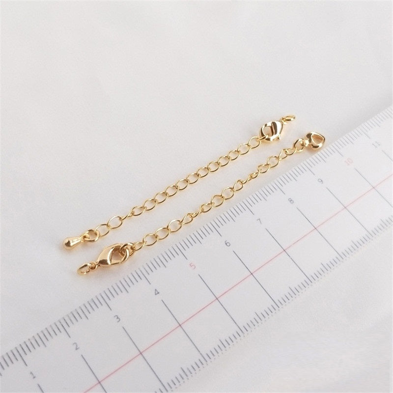 14K Gold Filled Lobster Clasp with Extended Chain