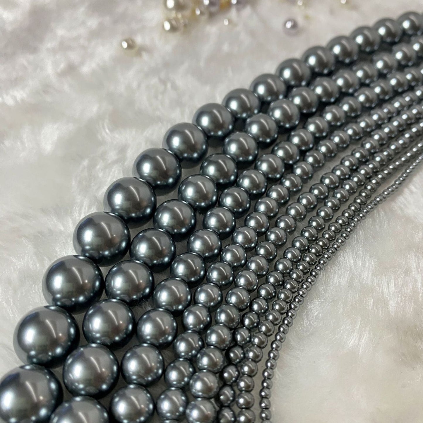 Crystal Dark Grey Pearl-Swarovski Color P03G