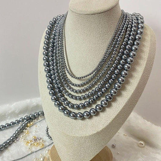 Crystal Dark Grey Pearl-Swarovski Color P03G