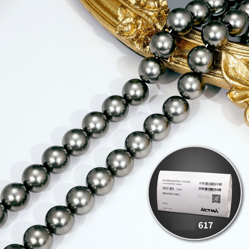 Crystal Dark Grey Pearl-Swarovski Color P03G