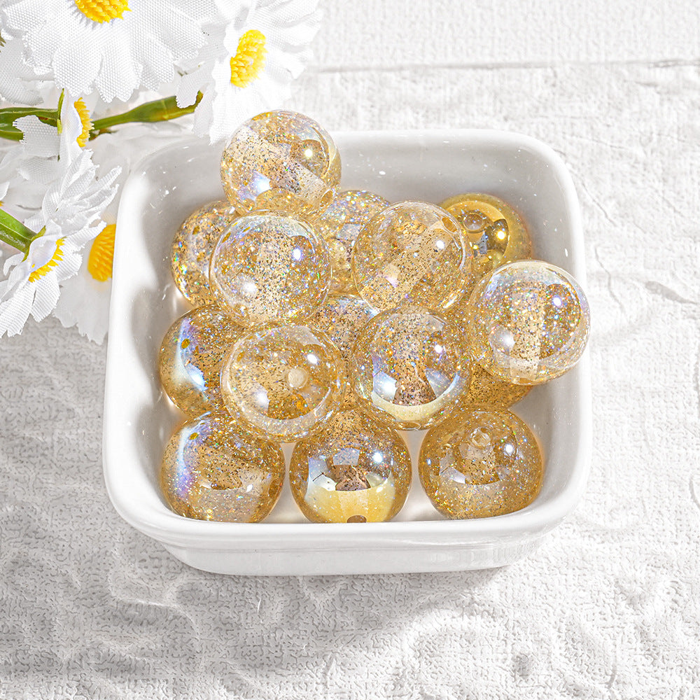 Round Beads - Holographic Laser Series