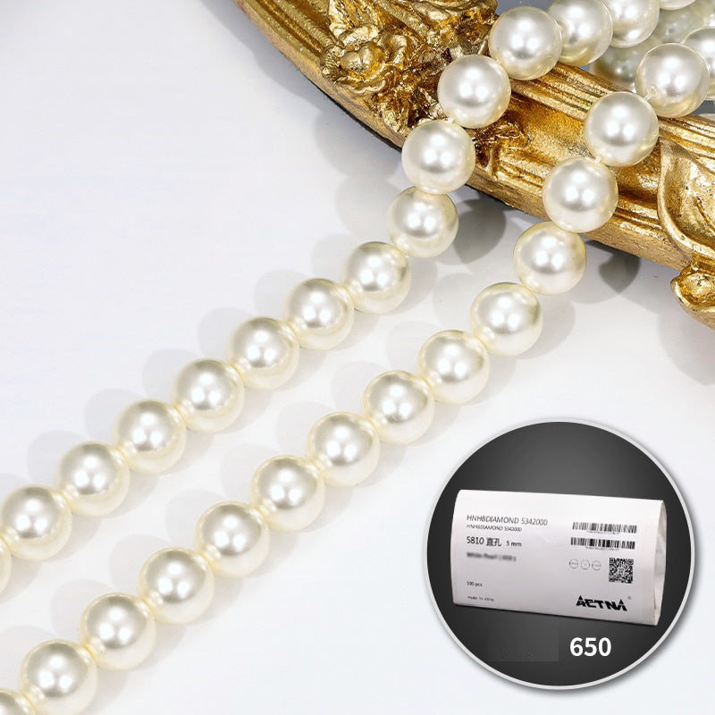 Crystal White Pearl - Swarovski Color(650)