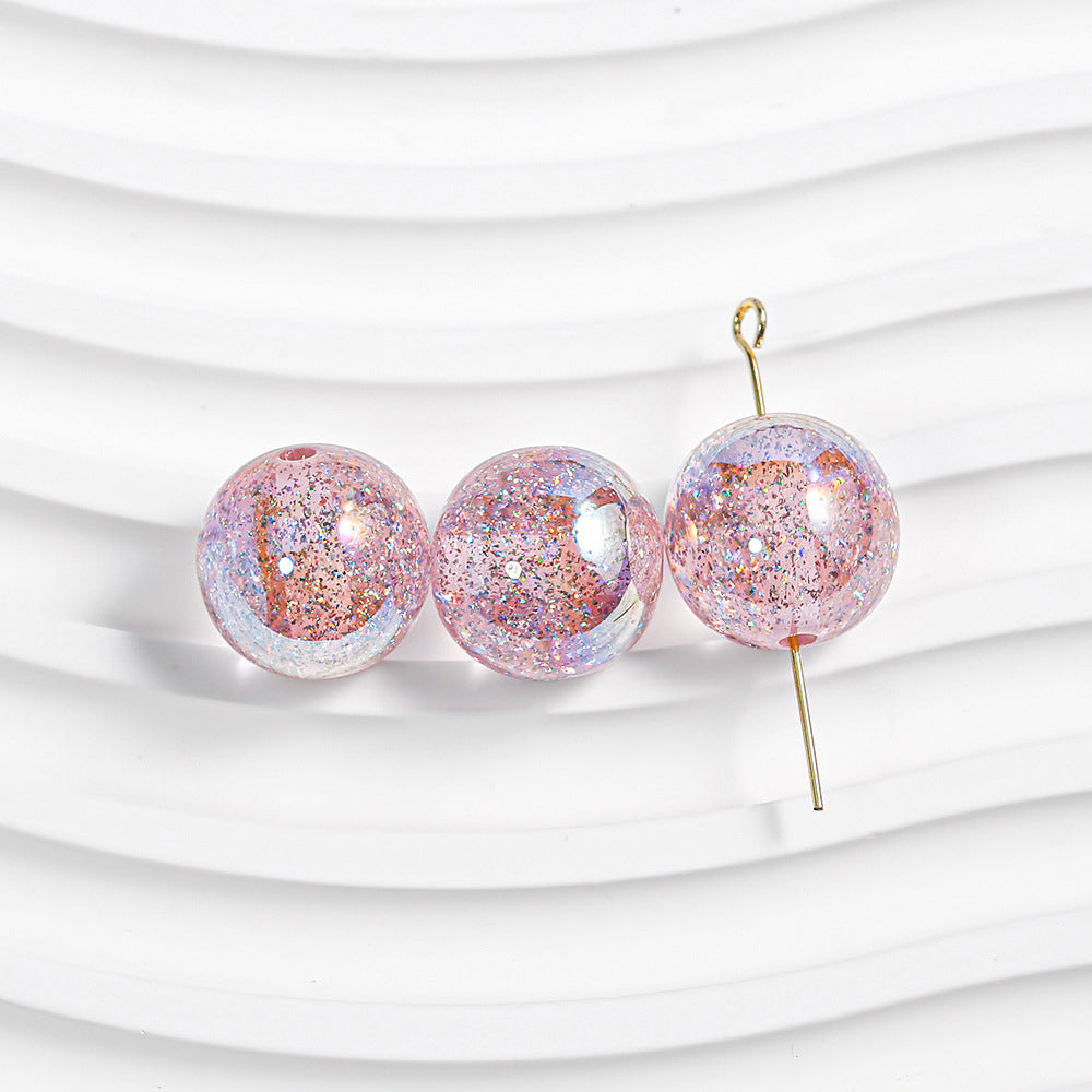 Round Beads - Holographic Laser Series