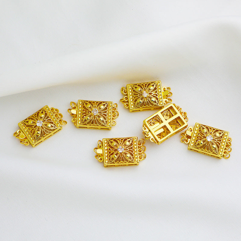 Hollow Triple Strand Clasp