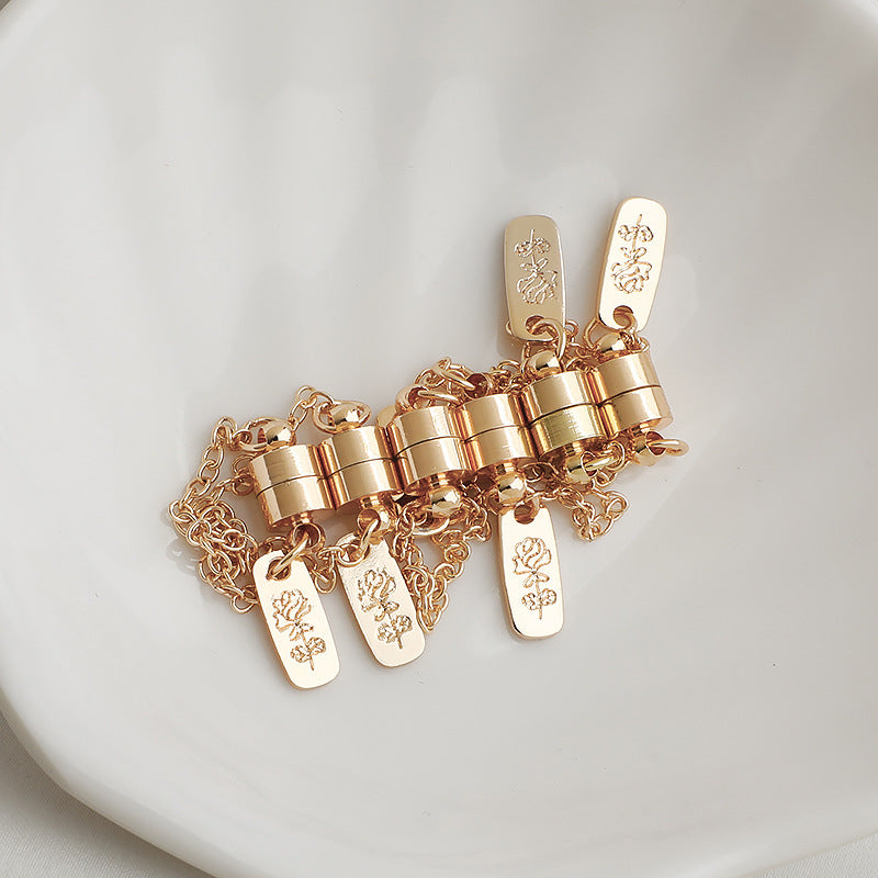 Magnetic Clasp with Extended Chain