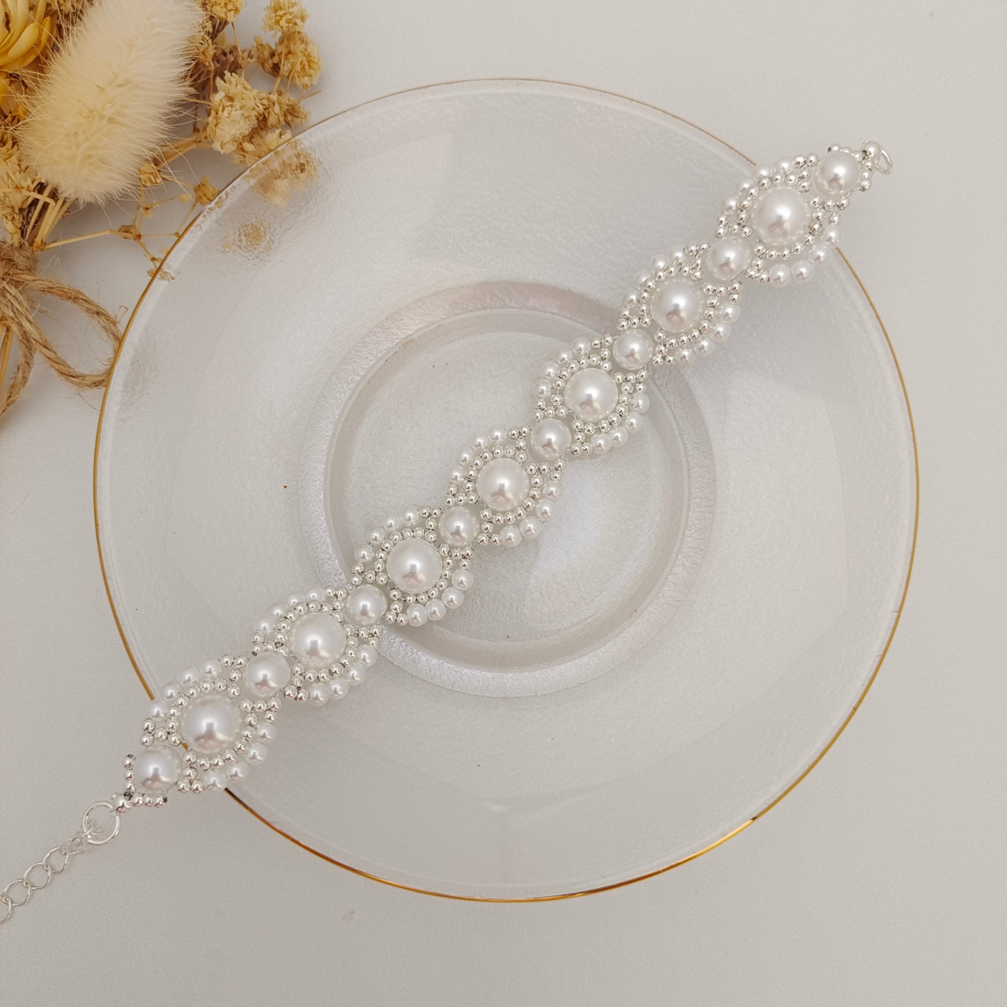 No.49 DIY Bracelet Kit – Infinite Dream Layered Pearl Bead Bracelet with Tutorial