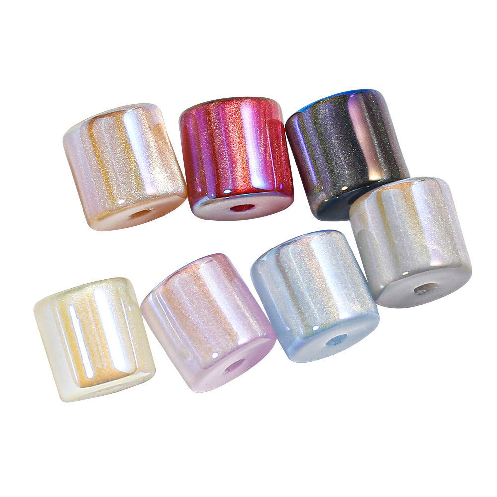 Mermaid Cylinder Tube Beads