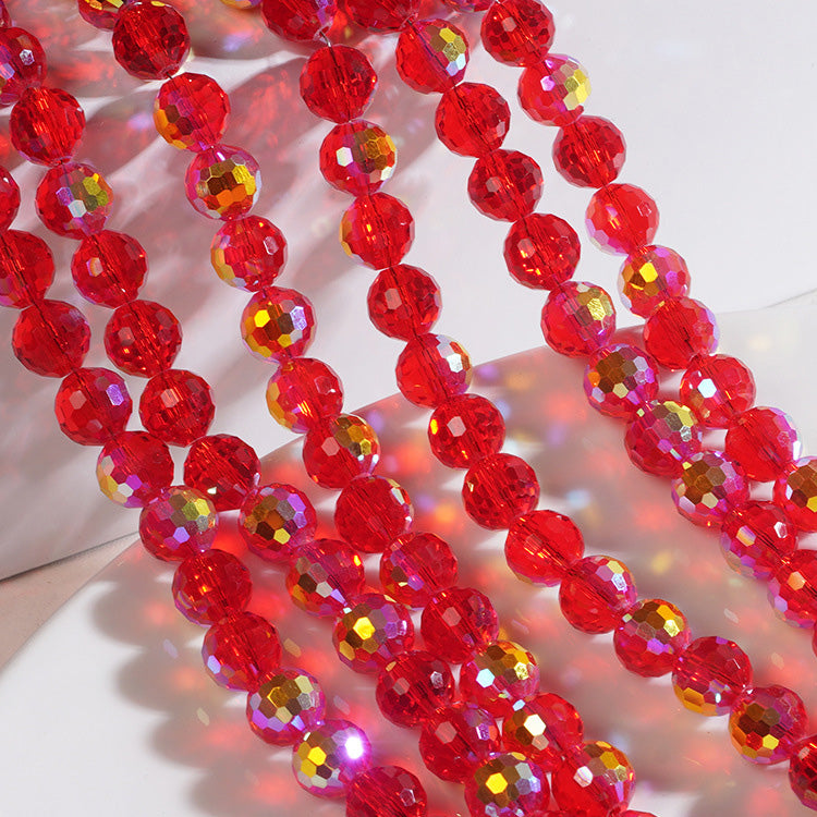 Premium 10MM Disco Beads - Green, Red & Blue Family