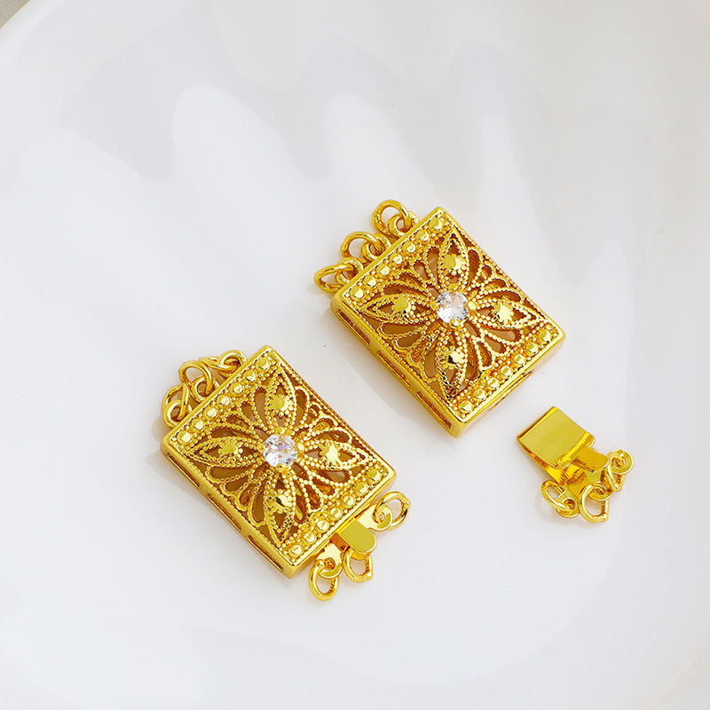 Hollow Triple Strand Clasp