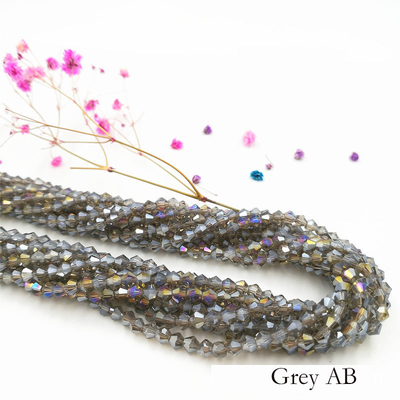 10 Strands 5/6/8mm Bicone Crystal Beads