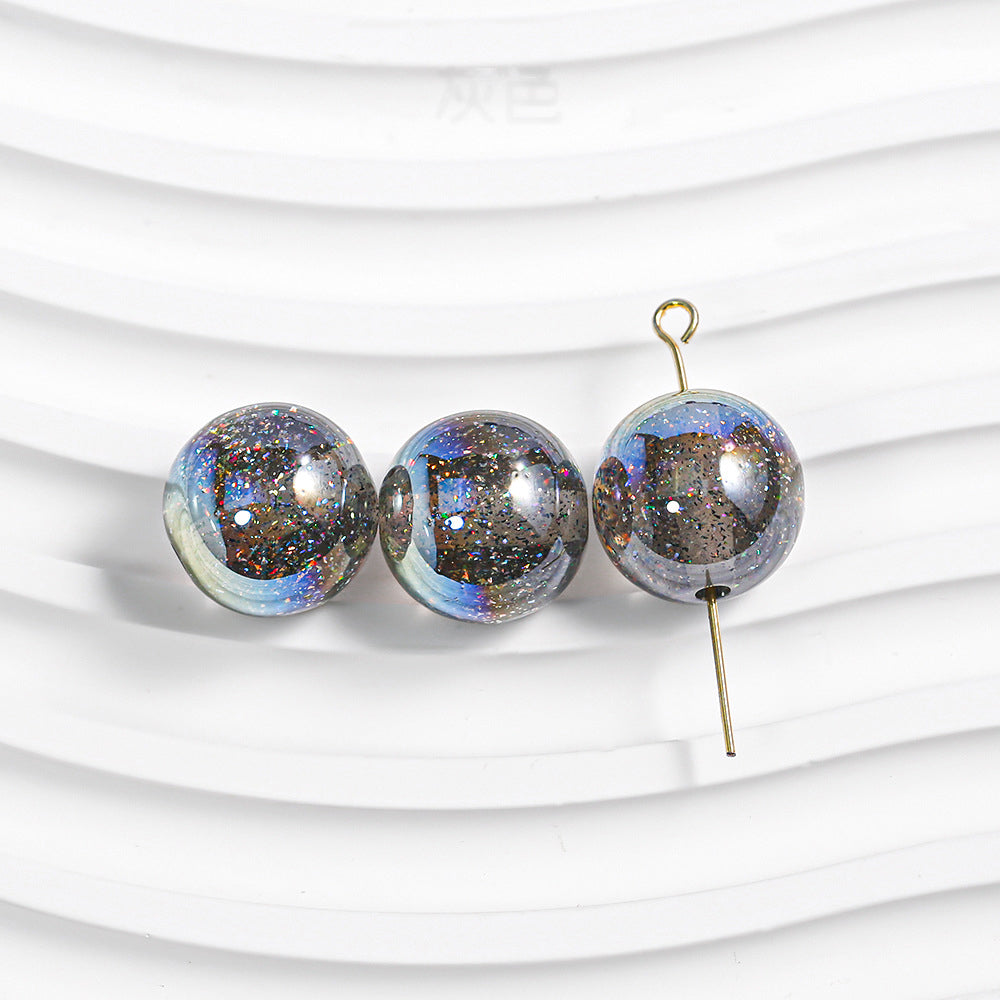Round Beads - Holographic Laser Series
