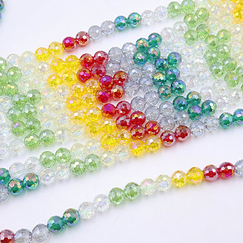 Premium 10MM Disco Round Beads - Rainbow Series