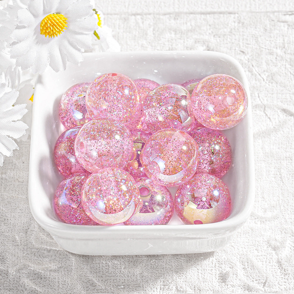 Round Beads - Holographic Laser Series