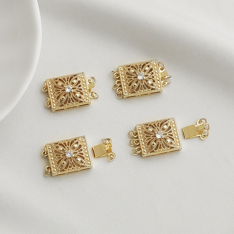 Hollow Triple Strand Clasp