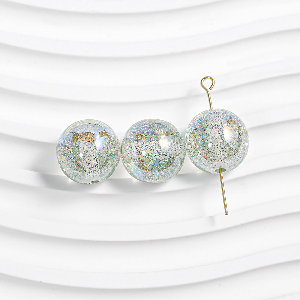 Round Beads - Holographic Laser Series