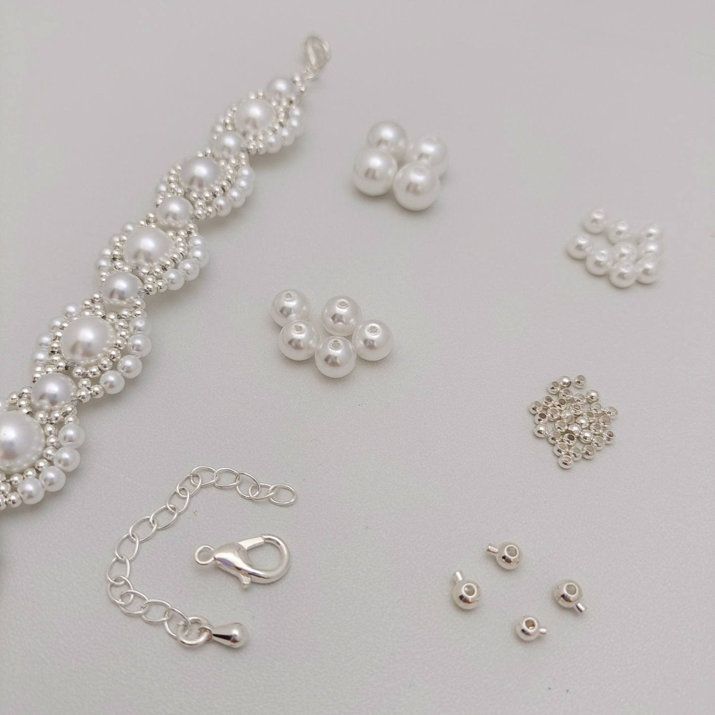 No.49 DIY Bracelet Kit – Infinite Dream Layered Pearl Bead Bracelet with Tutorial