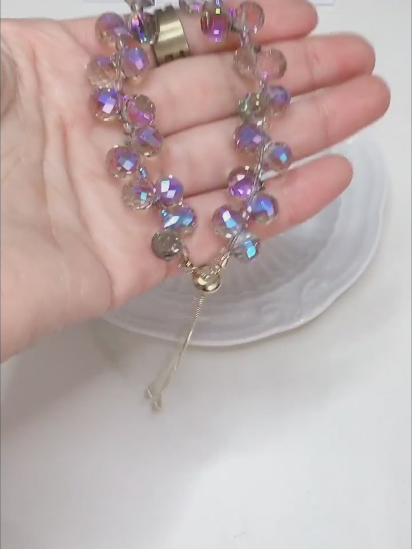 Premium 8MM Teardrop Faceted Beads - Blue Family