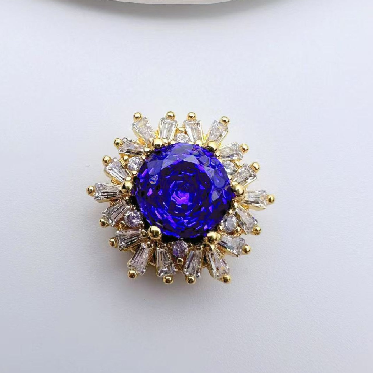 Rose Cut CZ Spacer Bead