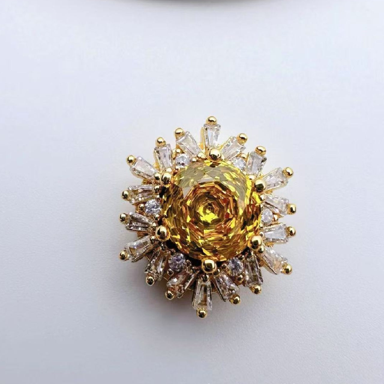 Rose Cut CZ Spacer Bead