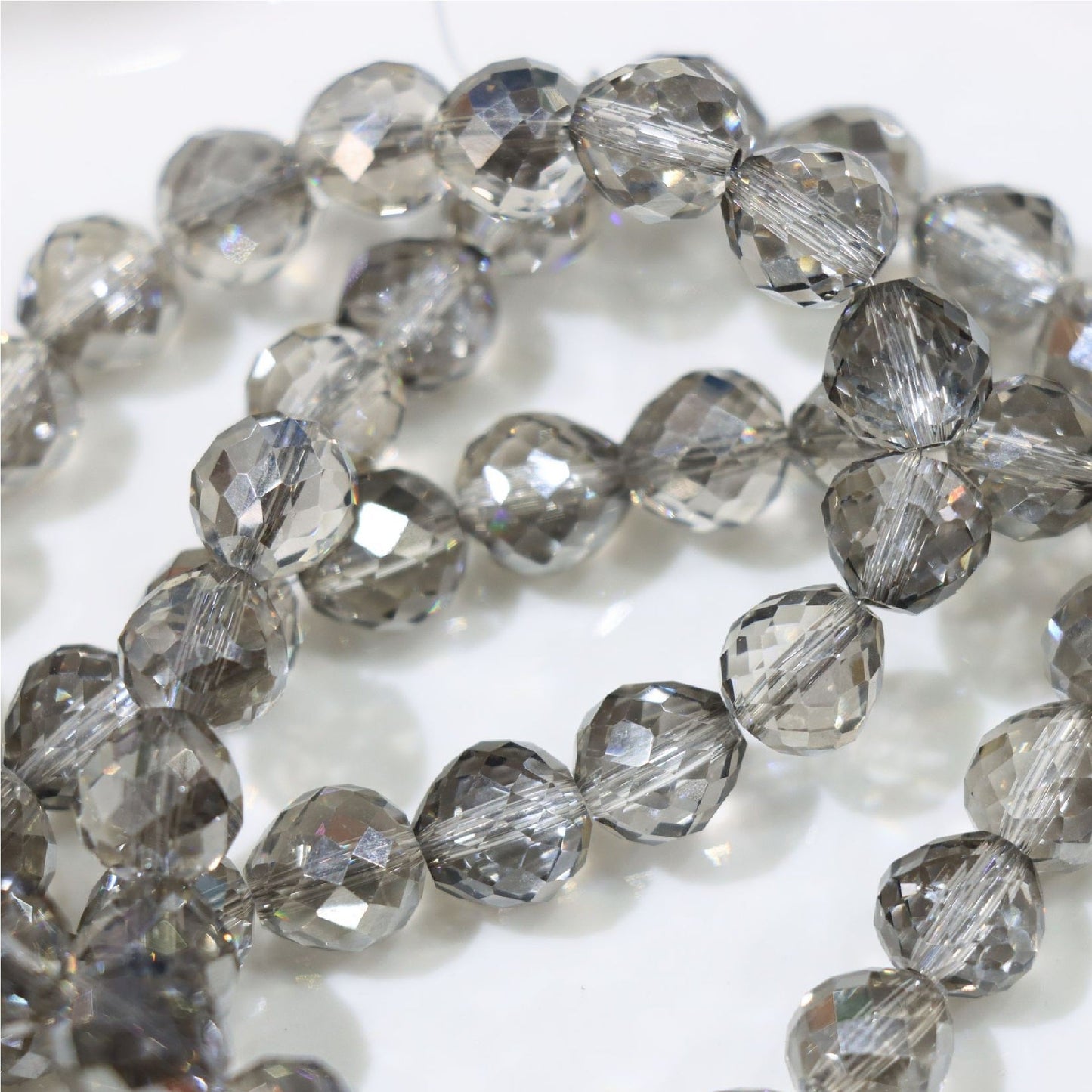 Premium 8/10mm Fat Teardrop Strawberry Crystals Beads