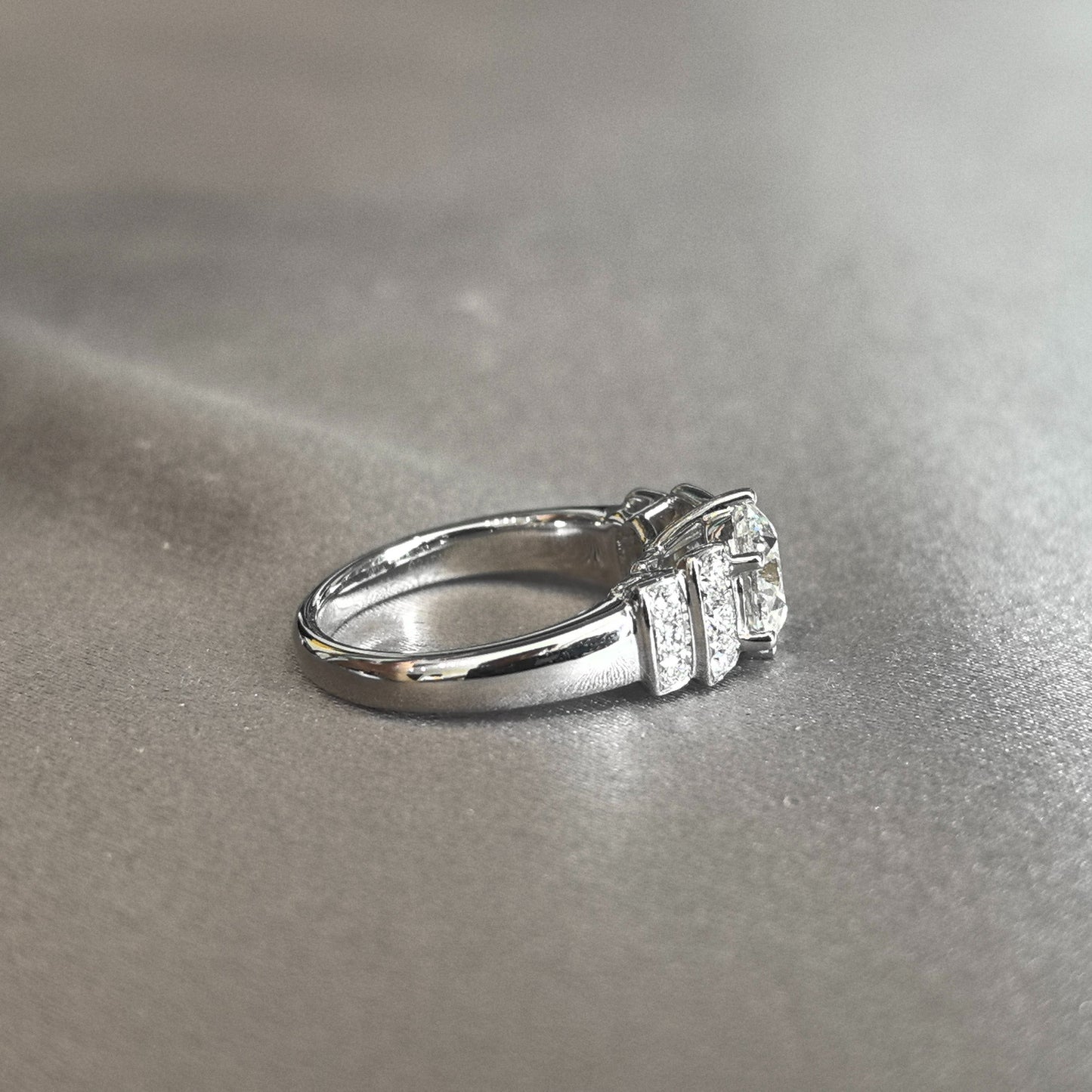 Round Cut Lab Diamond Ring | Six-Prong | Double Halo Brilliance | Ultimate Sparkle