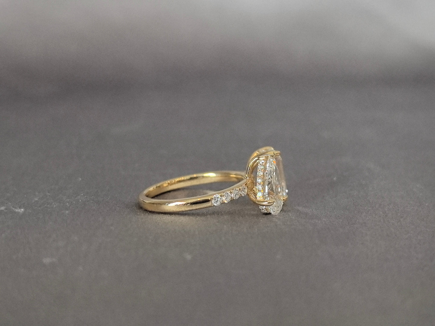 Emerald Cut & Pear Two-Stone Ring