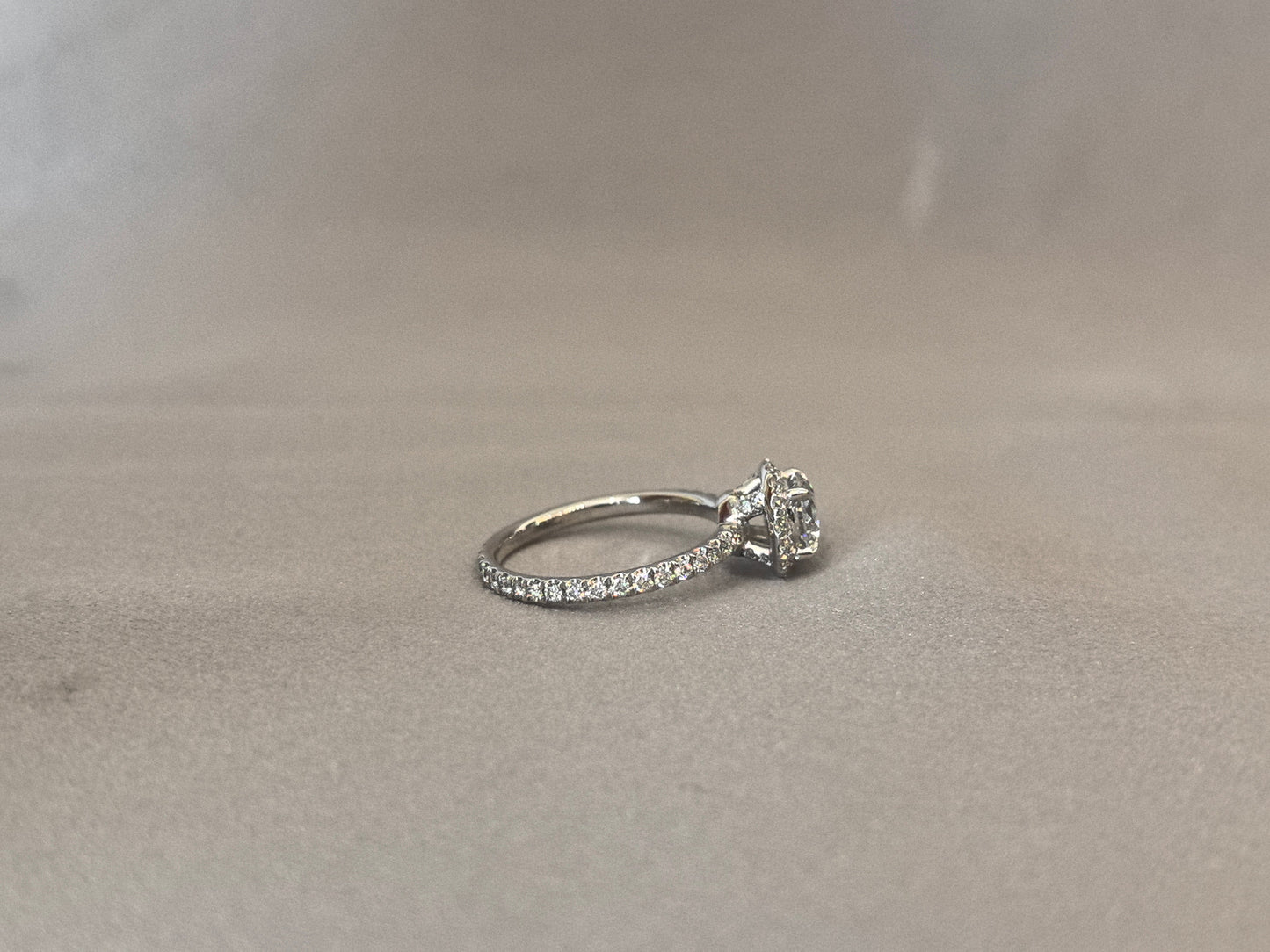 Round Cut Lab Diamond Full Eternity Ring | Double Halo Setting | Luxurious & Ethical