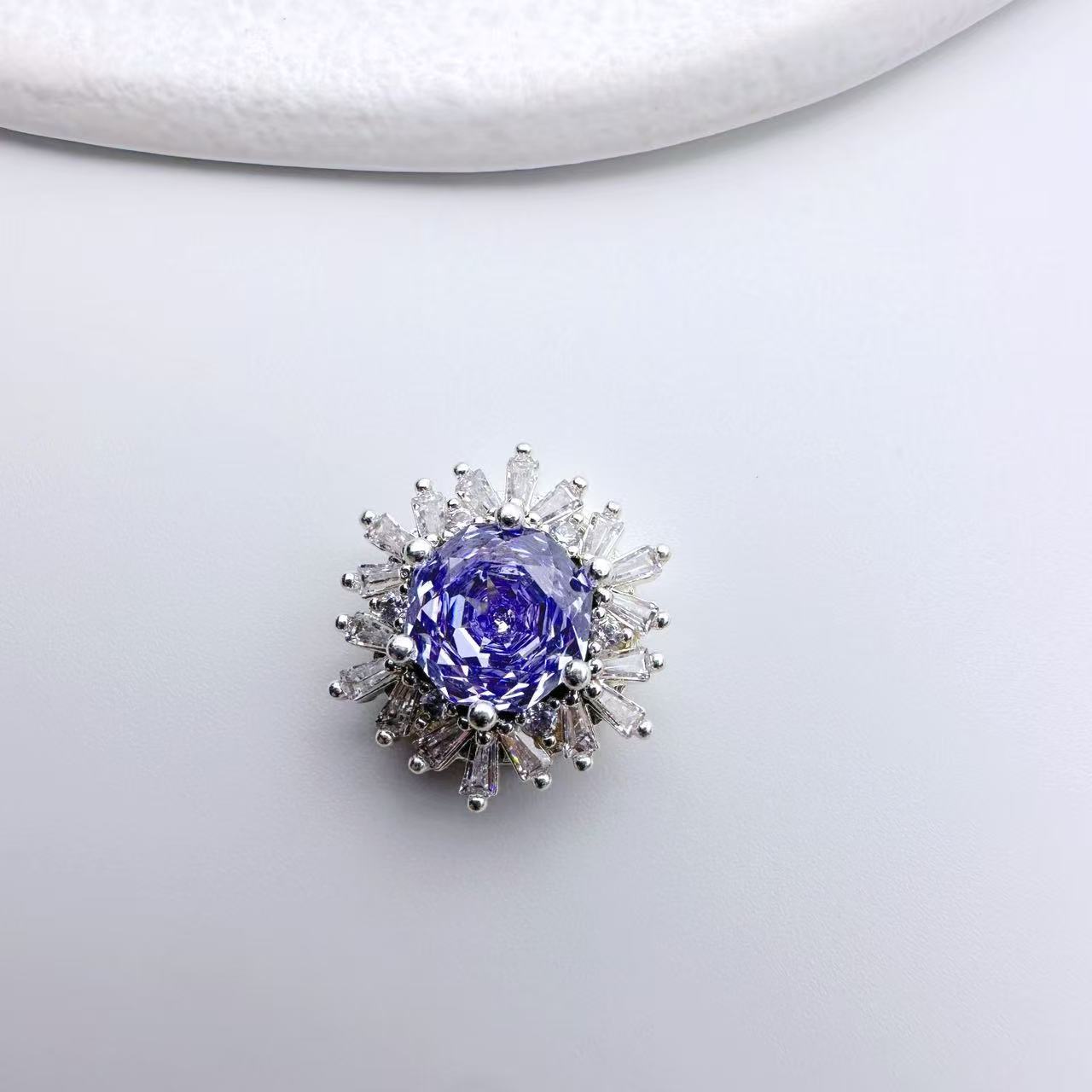 Rose Cut CZ Spacer Bead