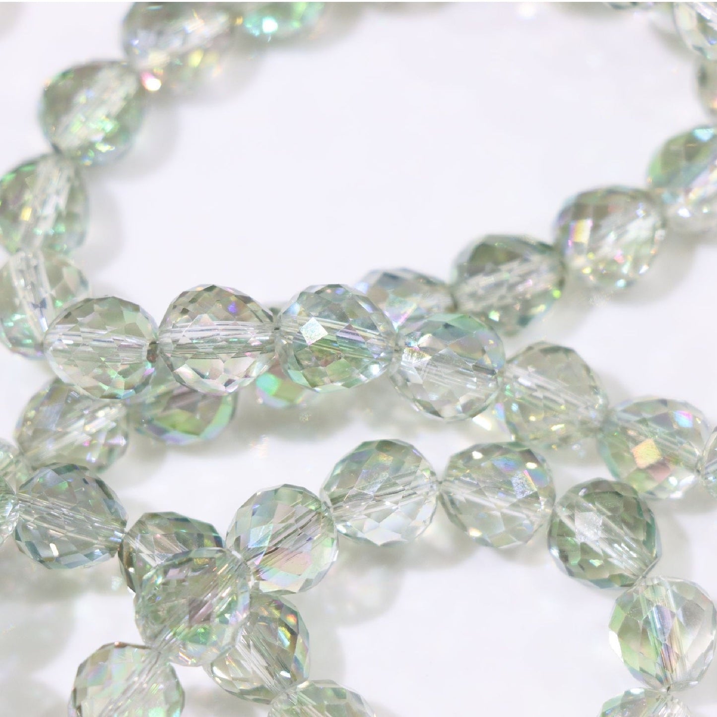 Premium 8/10mm Fat Teardrop Strawberry Crystals Beads