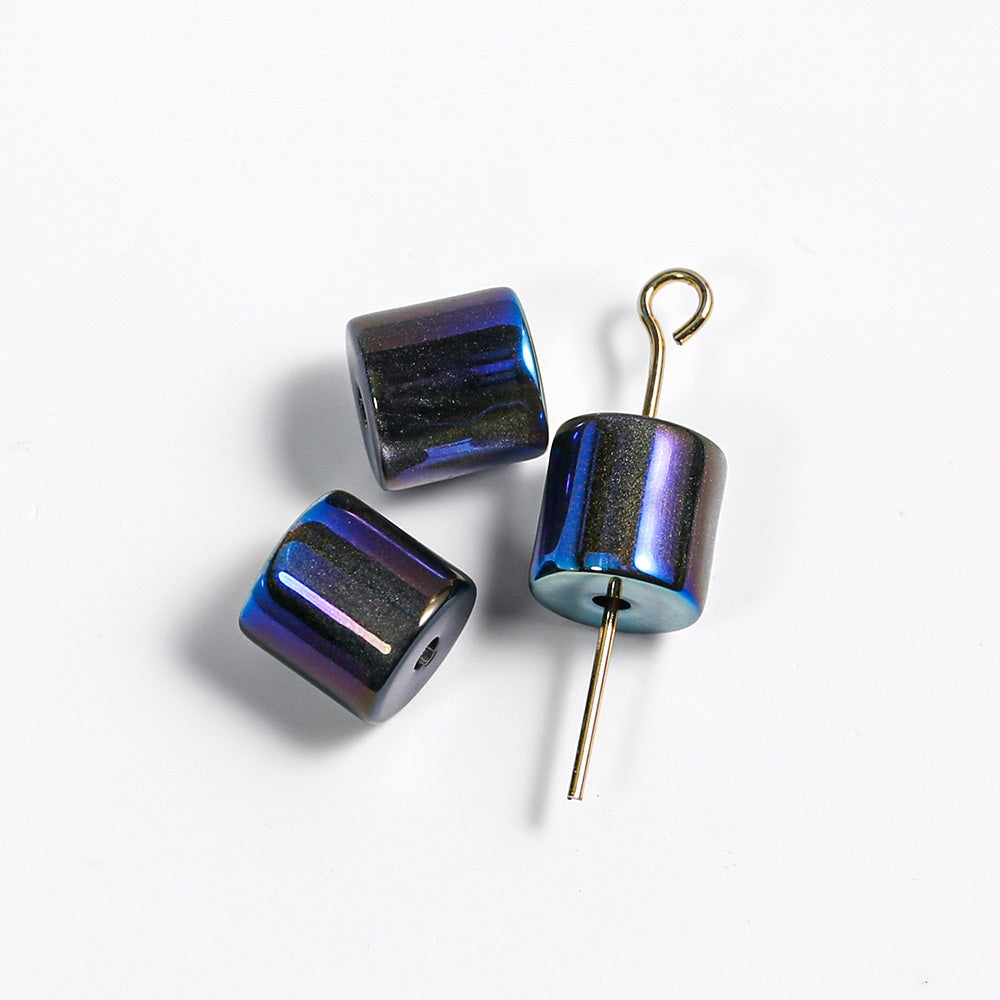 Mermaid Cylinder Tube Beads
