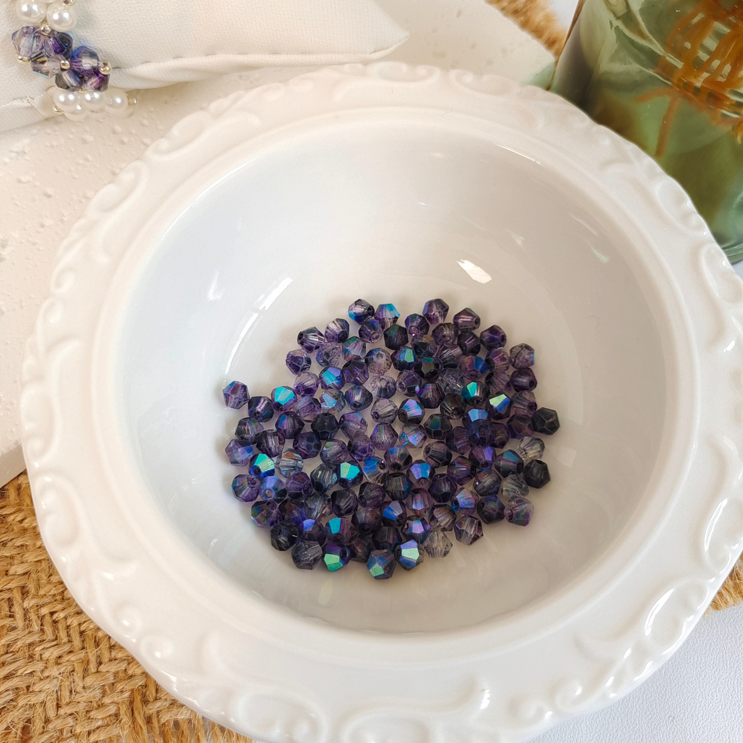 No.31 DIY Bracelet Kit – Starry Dream Blue Beaded Jewelry Set with Full Tutorial