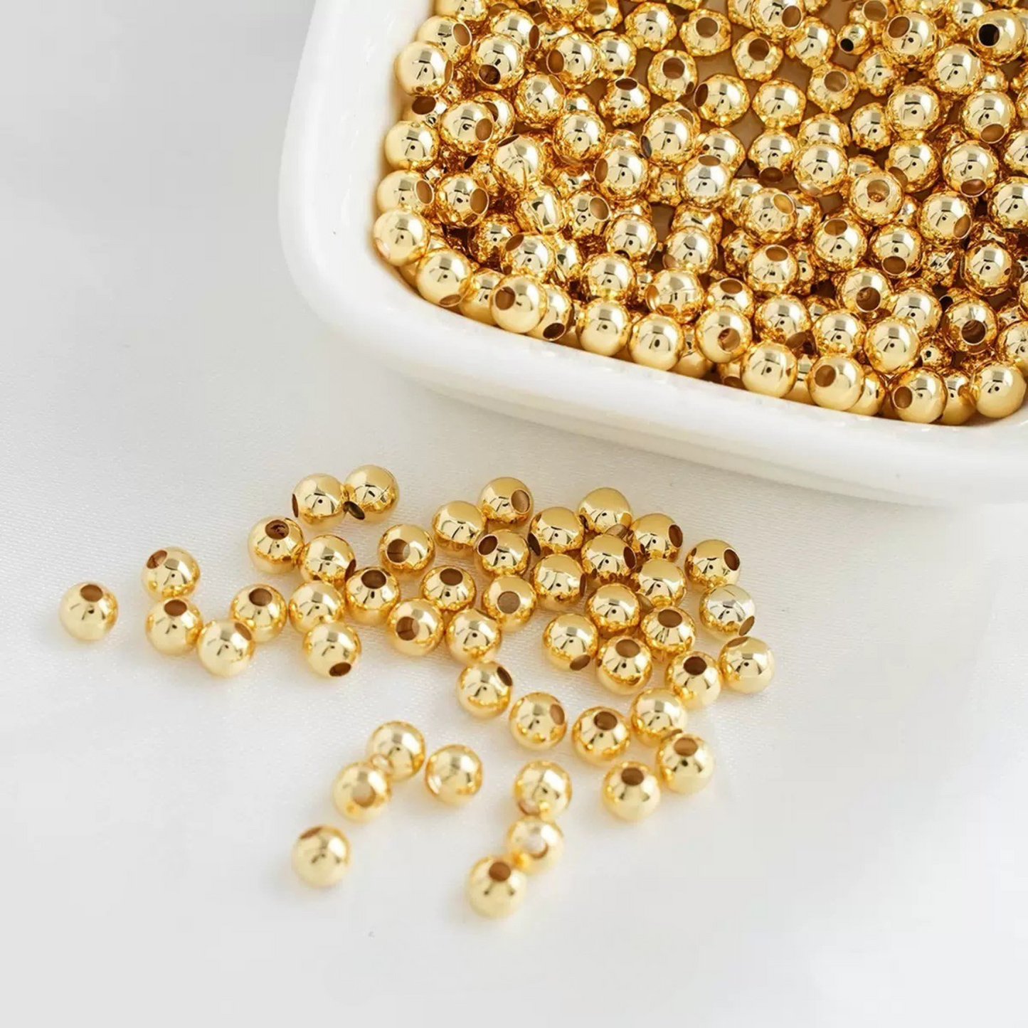 【S01】Seed Beads 2-4mm | 100pcs Round DIY Beading Supplies for Bracelet/Necklace Making