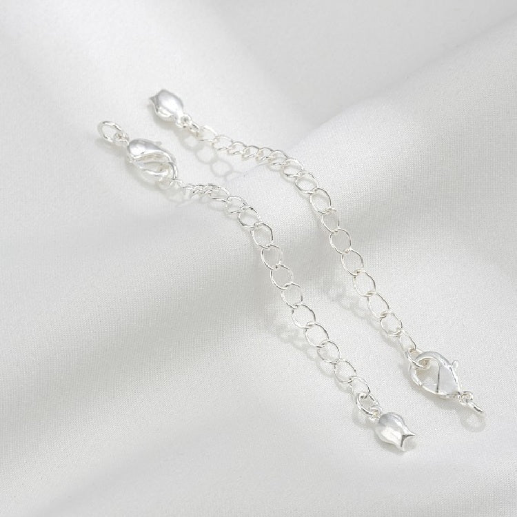 SIlver Filled Lobster Clasp with Extended Chain