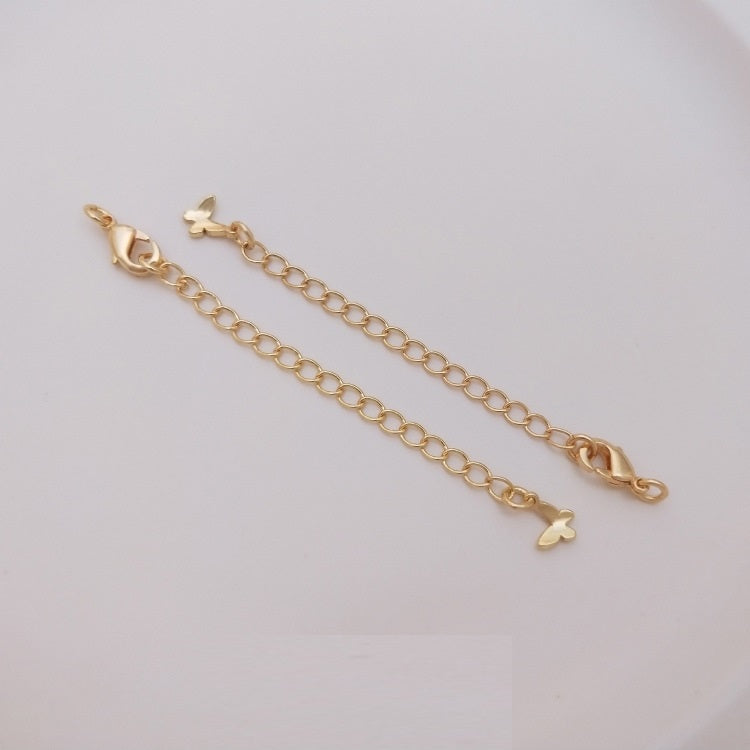 14K Gold Filled Lobster Clasp with Extended Chain