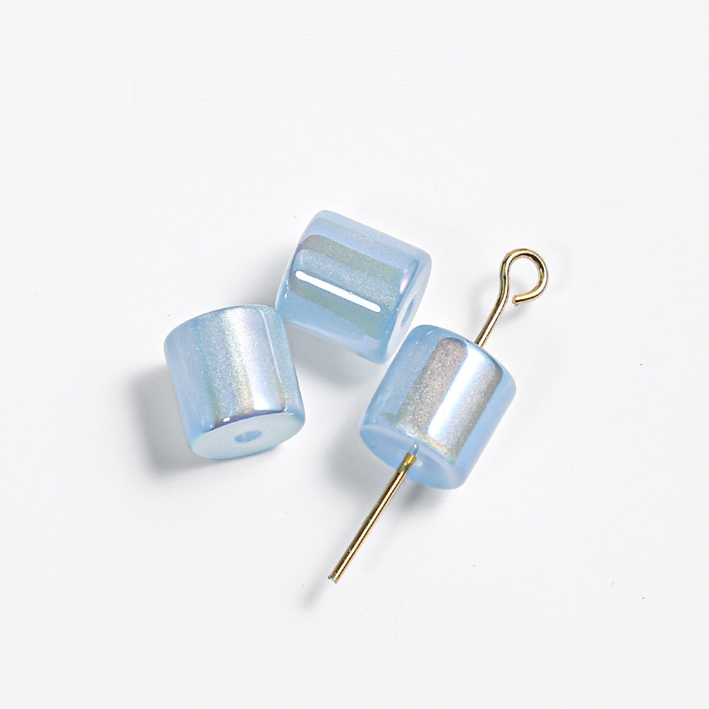 Mermaid Cylinder Tube Beads