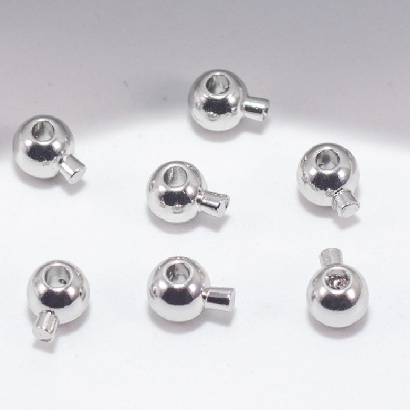 50pcs 3.5mm Stopper Round Position Beads