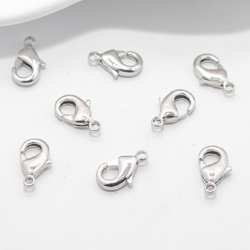 10pcs Plated Brass Lobster Clasps