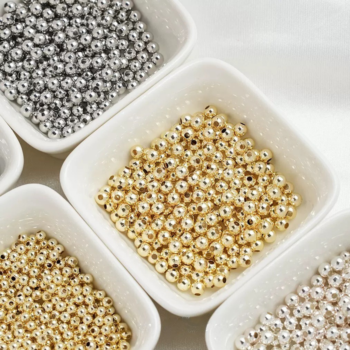 【S01】Seed Beads 2-4mm | 100pcs Round DIY Beading Supplies for Bracelet/Necklace Making