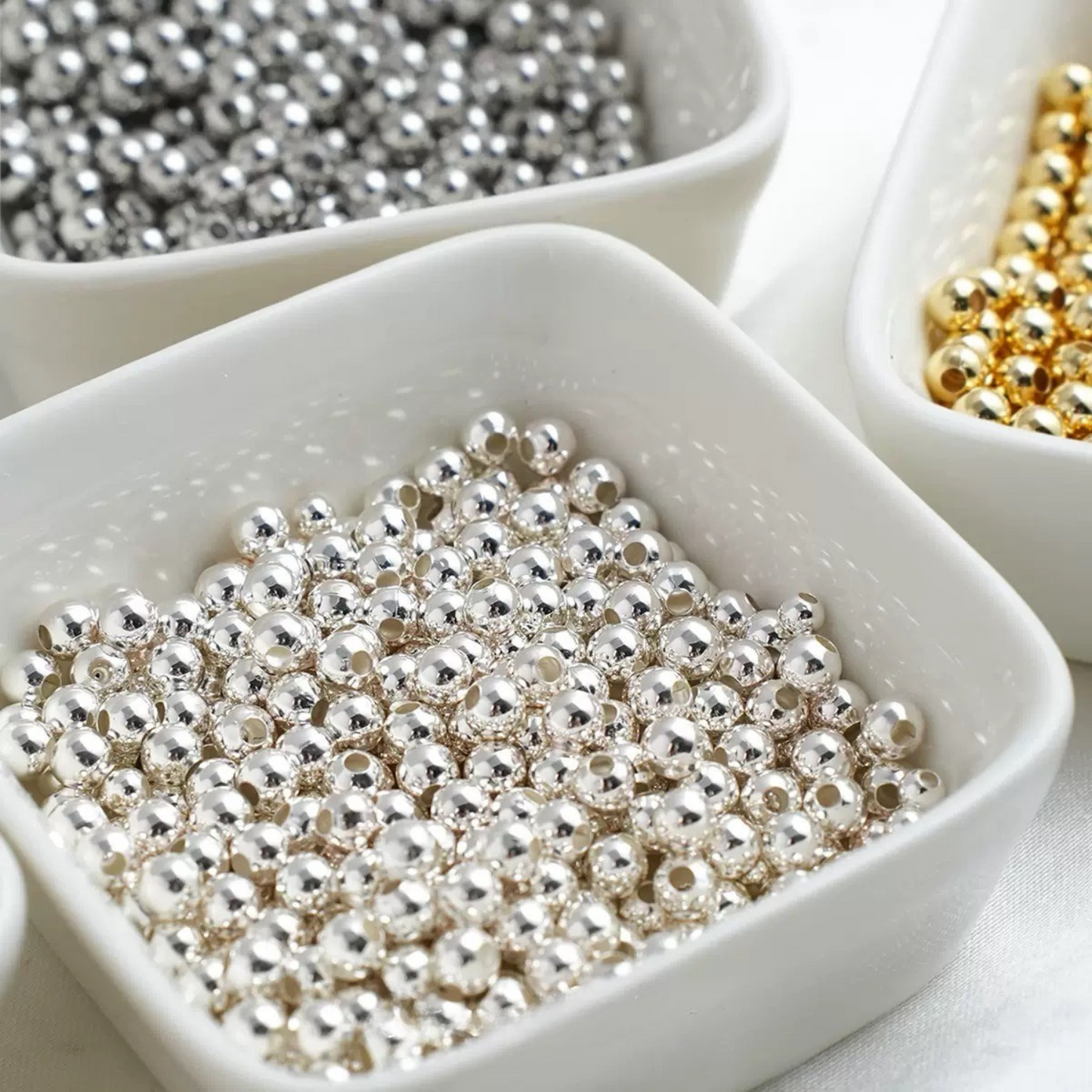 【S01】Seed Beads 2-4mm | 100pcs Round DIY Beading Supplies for Bracelet/Necklace Making