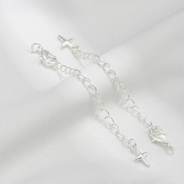 SIlver Filled Lobster Clasp with Extended Chain