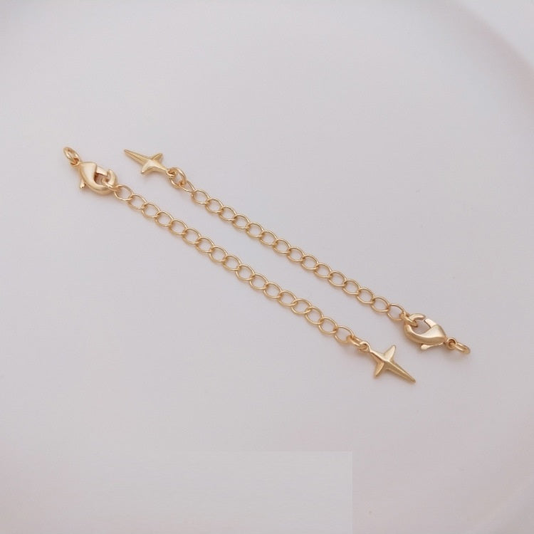 14K Gold Filled Lobster Clasp with Extended Chain
