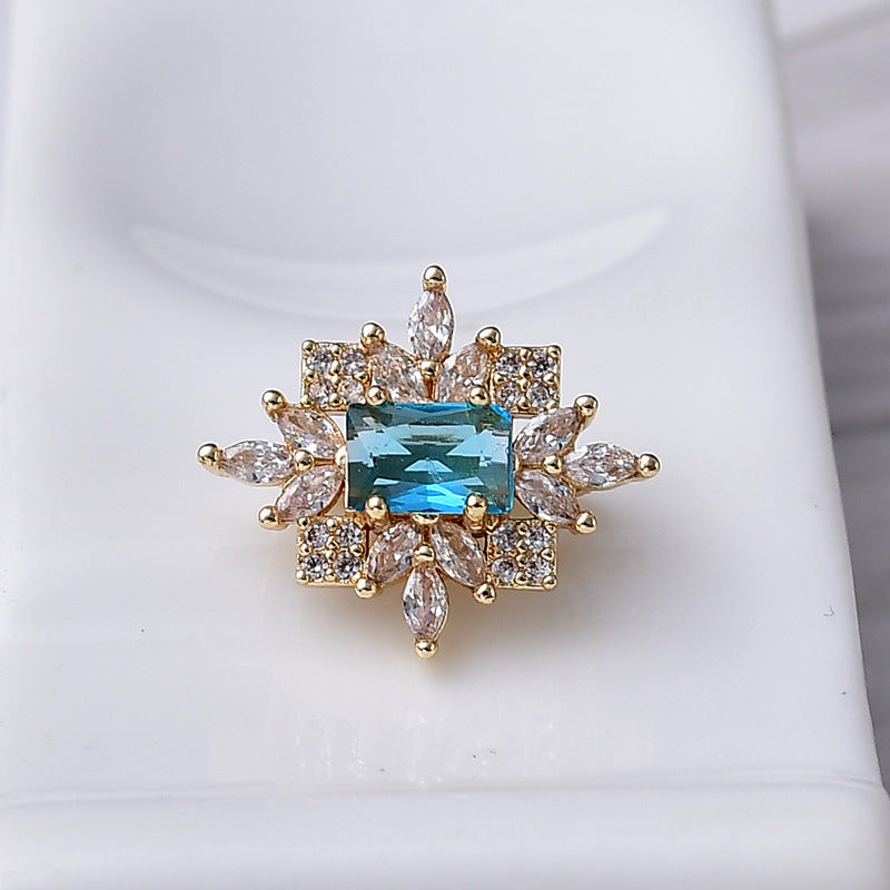 Luxury Rectangle CZ Spacer