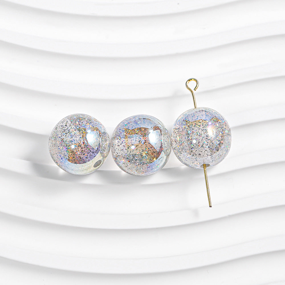Round Beads - Holographic Laser Series