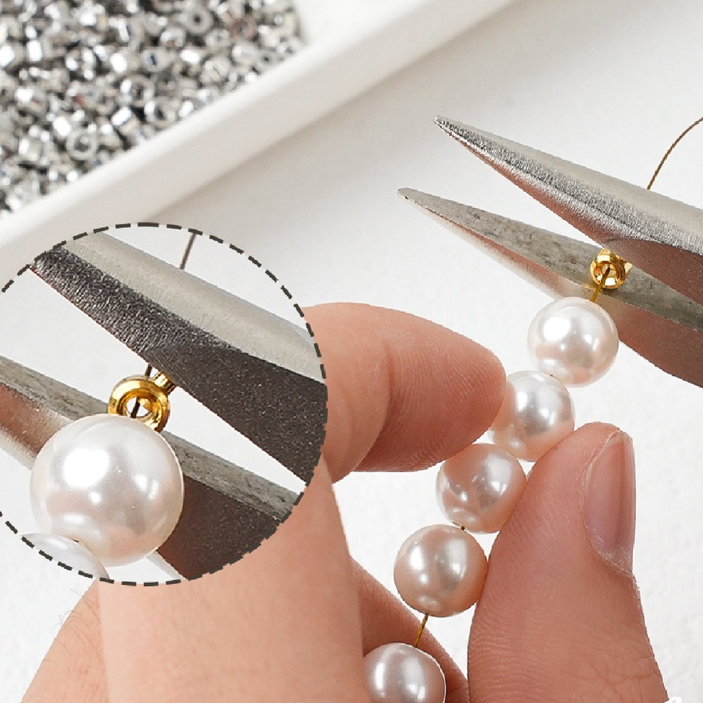 50pcs 3.2mm Position Stopper Beads