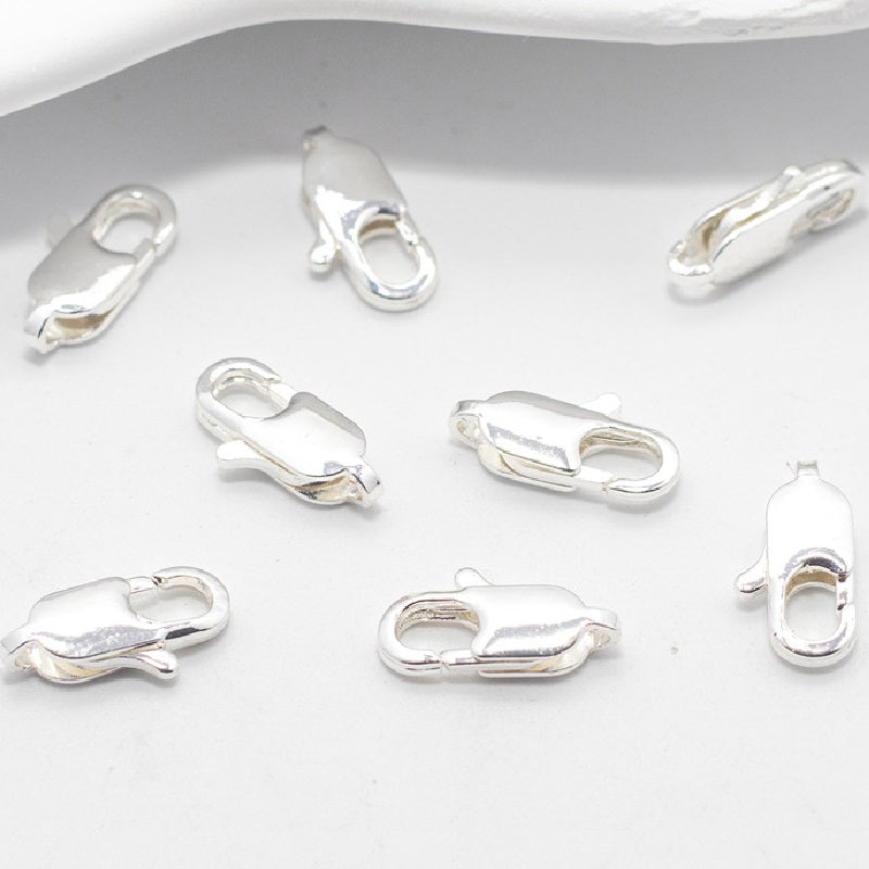 10pcs Plated Brass Lobster Clasps