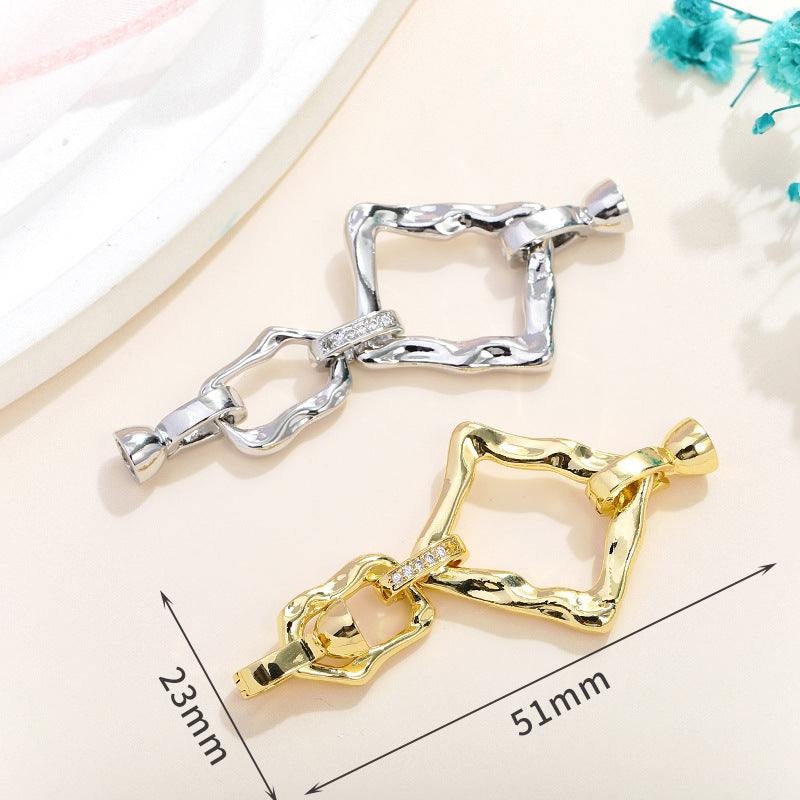 Geometric Interlocking Connectors Clasp Set