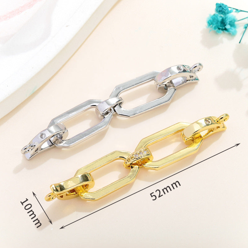 Geometric Interlocking Connectors Clasp Set